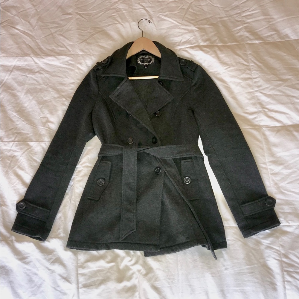 Grey Peacoat